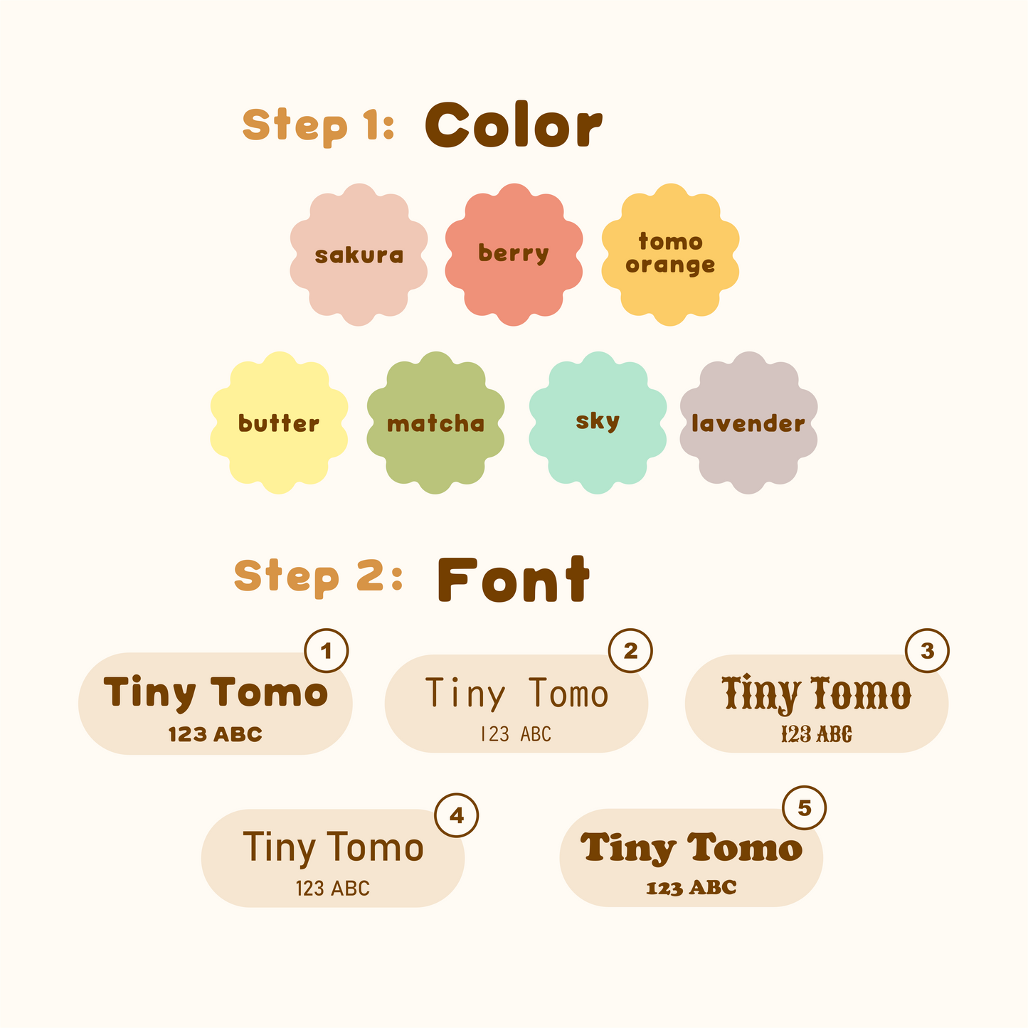 Ribbon Pastel Silicone Tag Jingle-Free