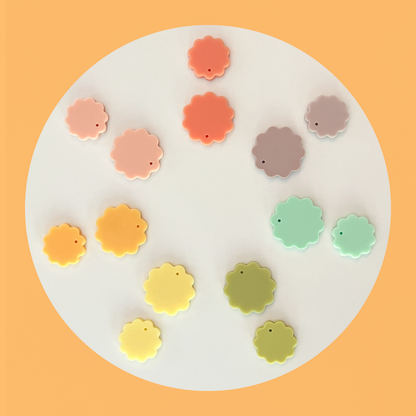 Cookie Pastel Silicone Tag Jingle-Free