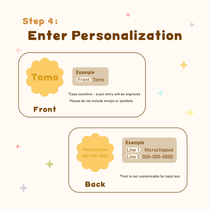 Cookie Pastel Silicone Tag Jingle-Free