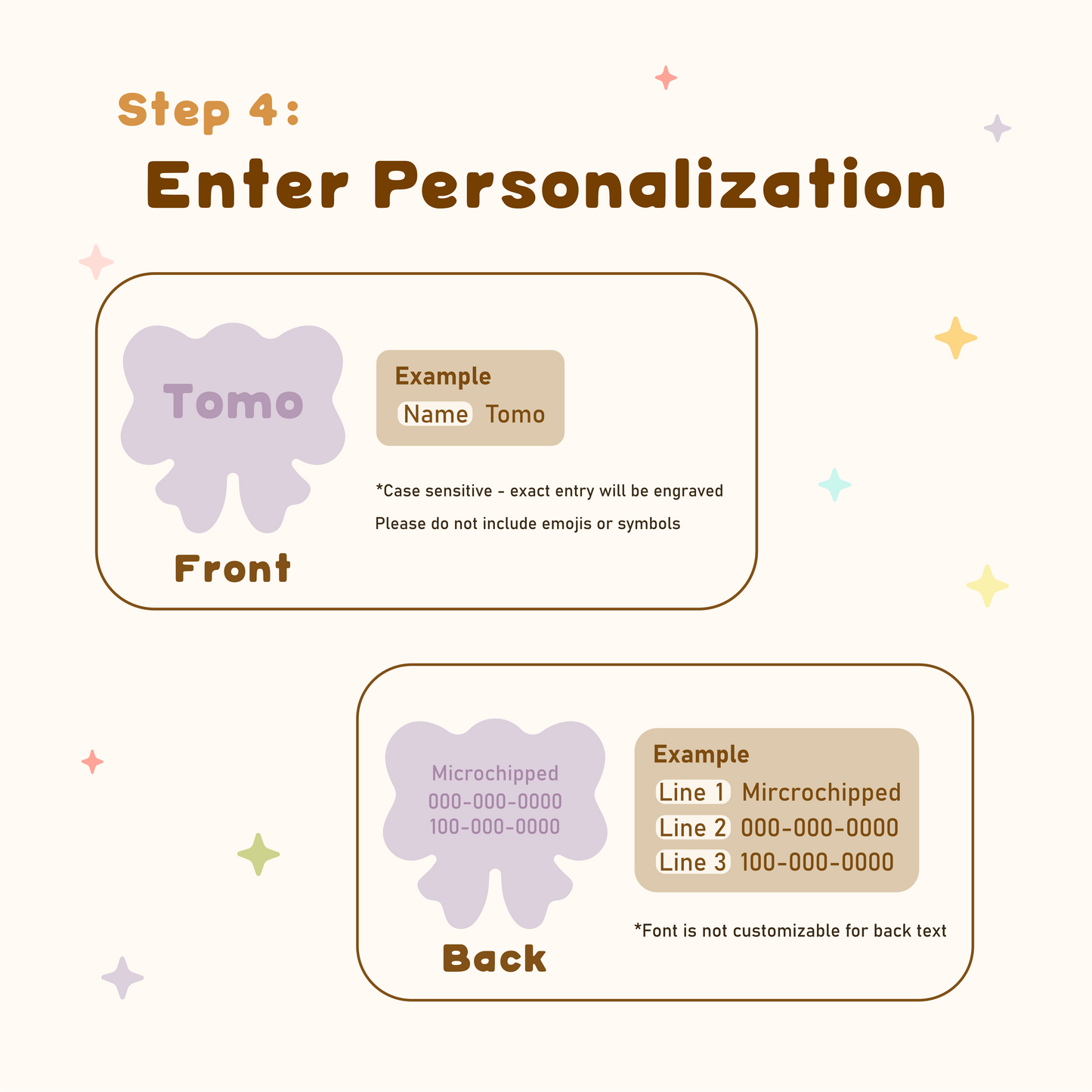 Ribbon Pastel Silicone Tag Jingle-Free