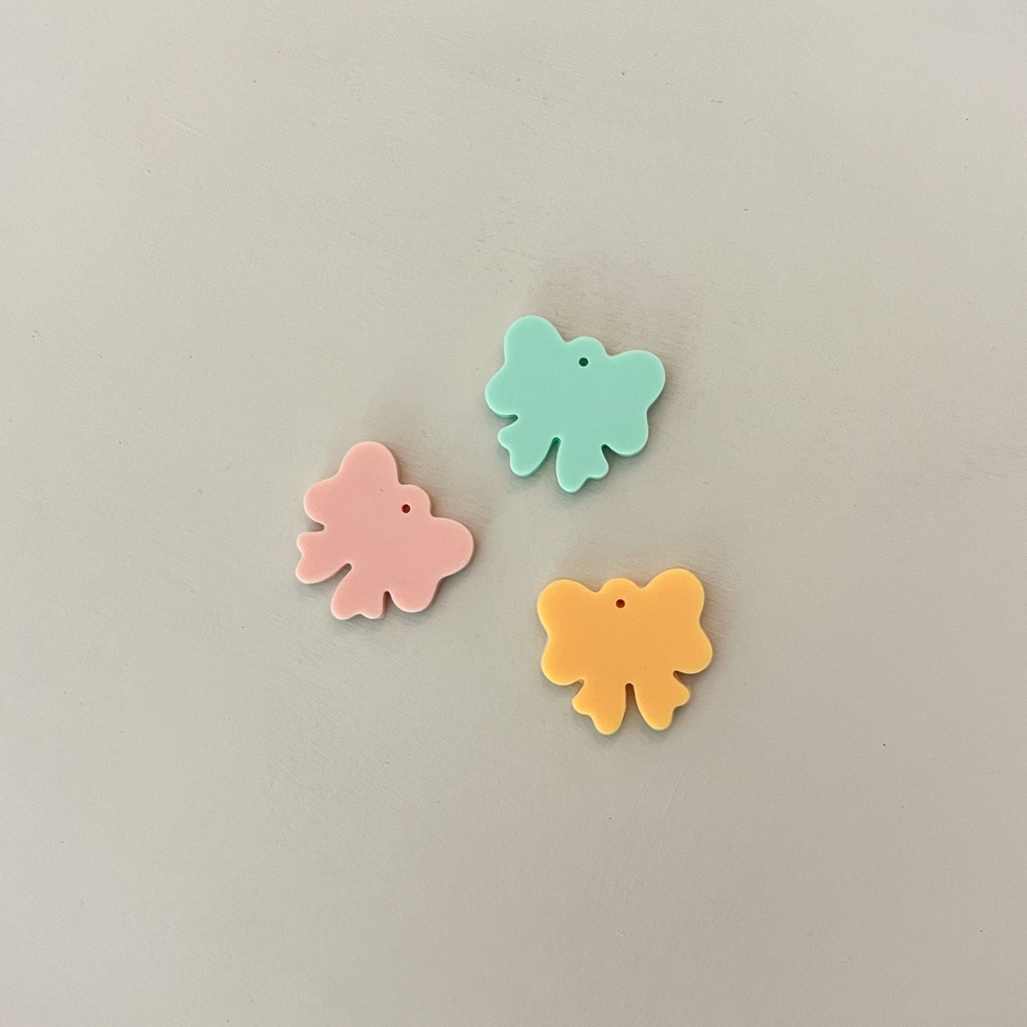 Ribbon Pastel Silicone Tag Jingle-Free