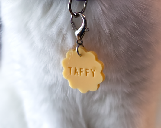 Cookie Pastel Silicone Tag Jingle-Free