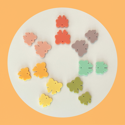 Ribbon Pastel Silicone Tag Jingle-Free