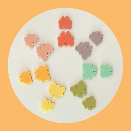 Ribbon Pastel Silicone Tag Jingle-Free